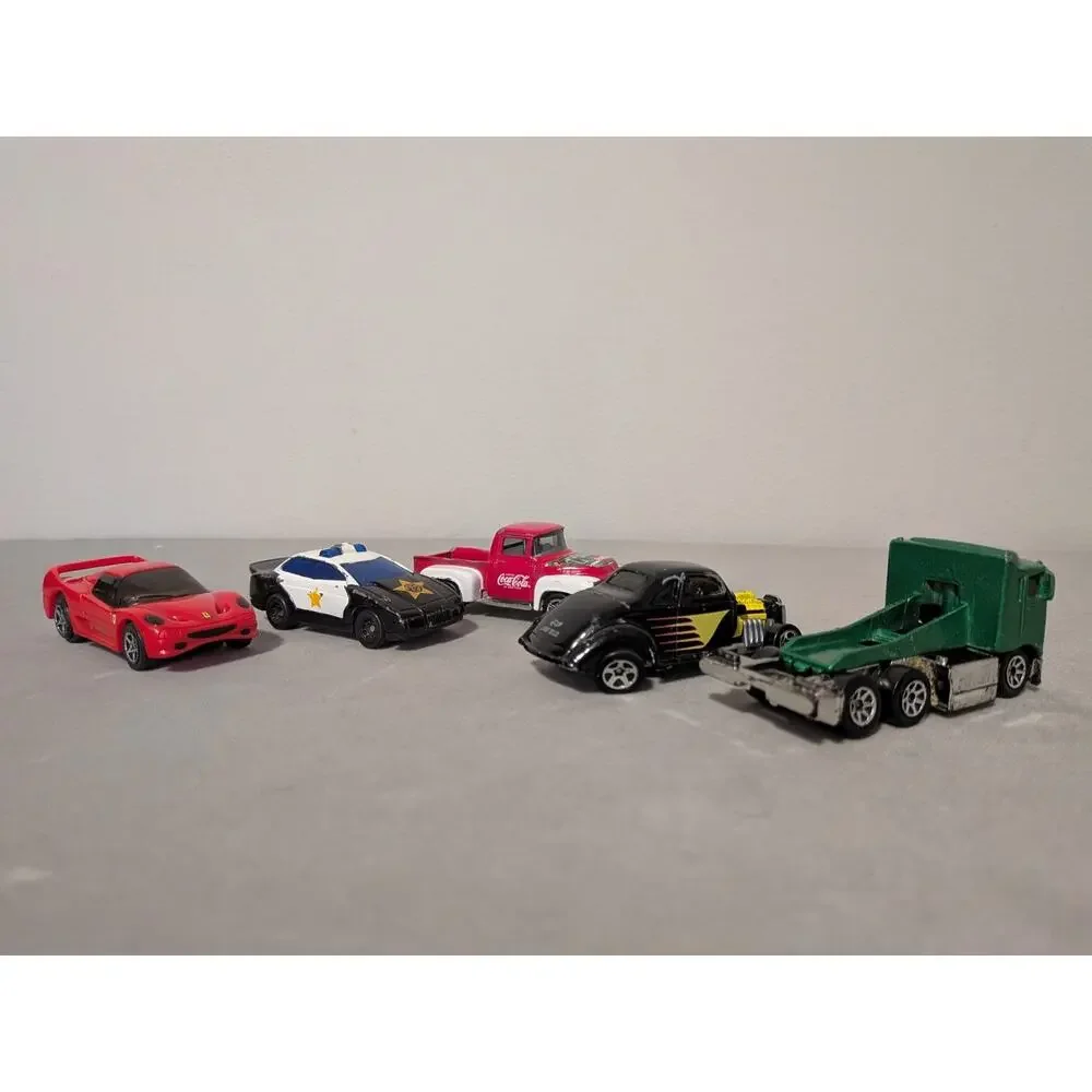 Lot of 5 Vintage Matchbox Cars 1990s Diecast Toy Vehicles Loose Play Worn